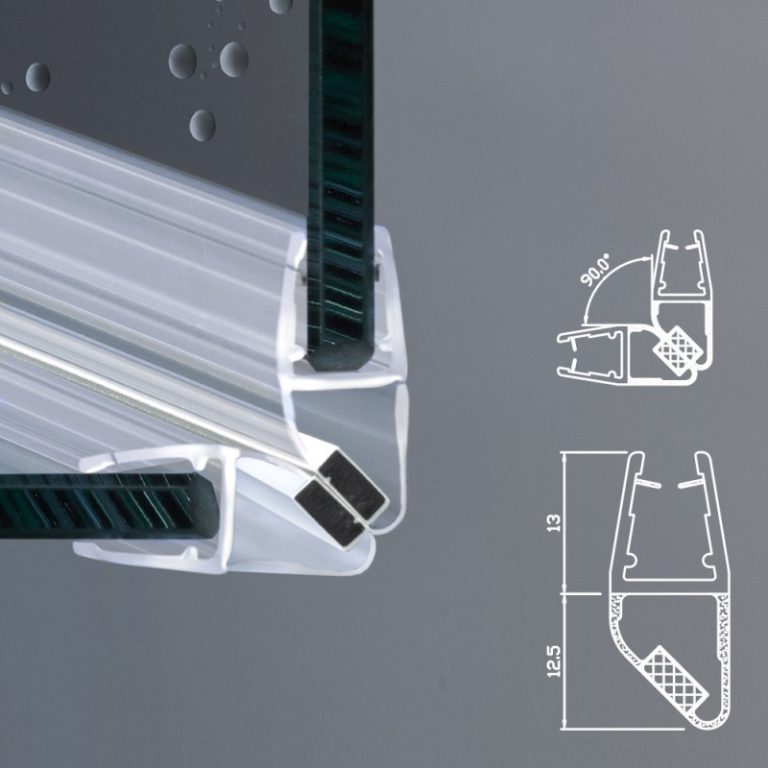 2,99 Mt - Guarnizione Box Doccia Trasparente A Palloncino Per Vetro 10mm-GPV10/3M